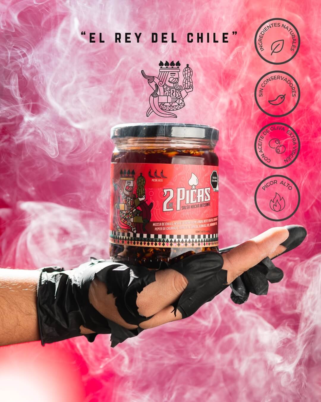 Salsa Macha Picor Alto 🌶️🌶️🌶️
