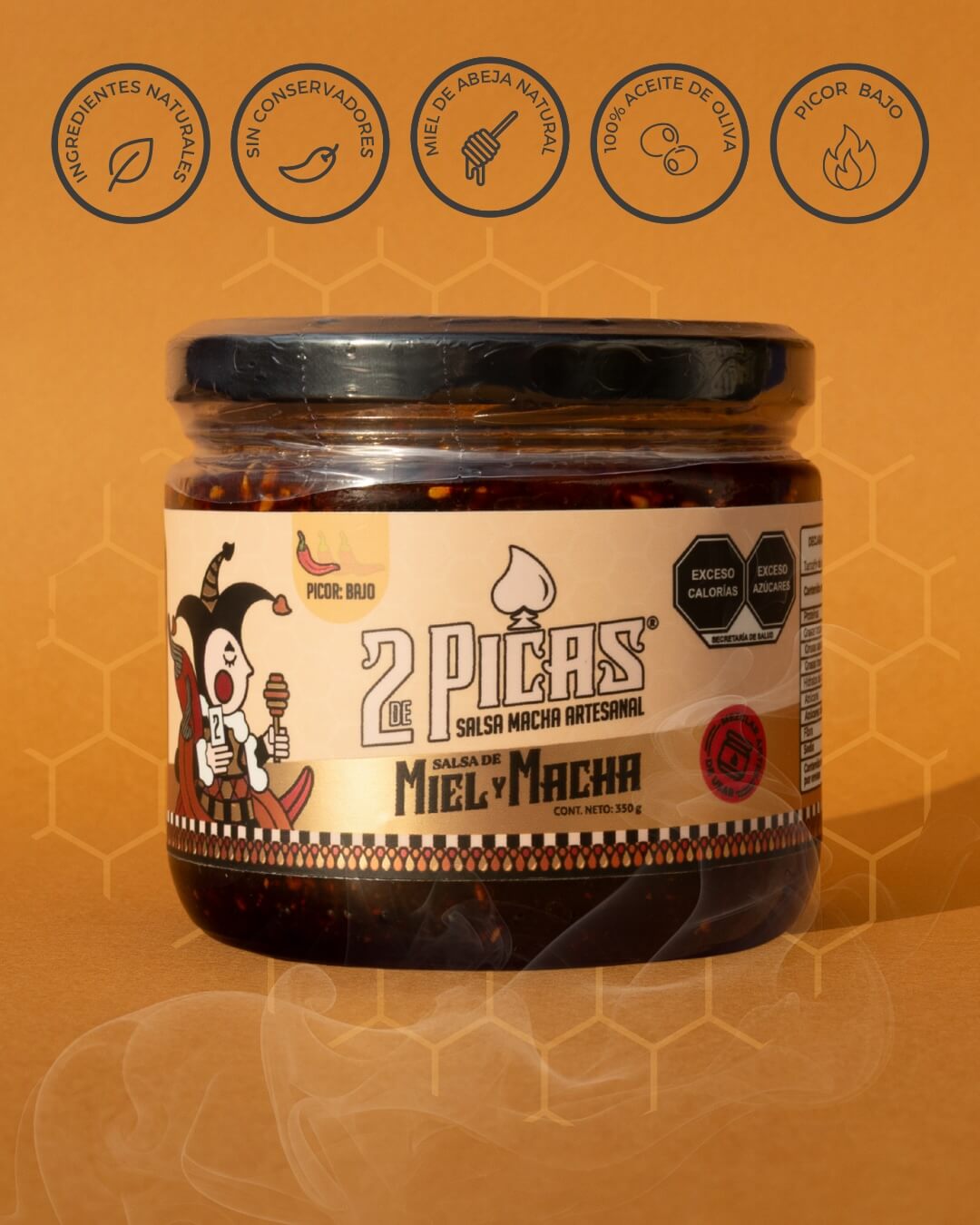 SALSA DE MIEL Y MACHA 🍯🌶️