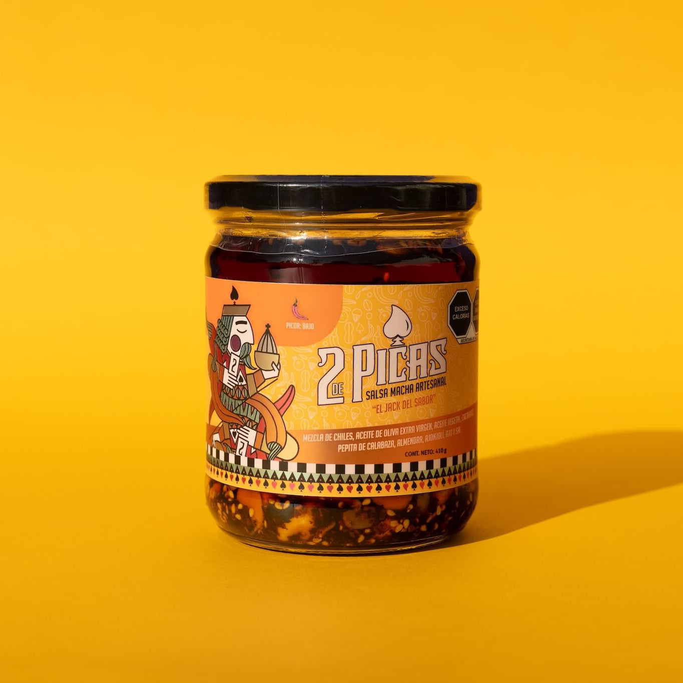 Salsa Macha Picor Bajo 🌶️