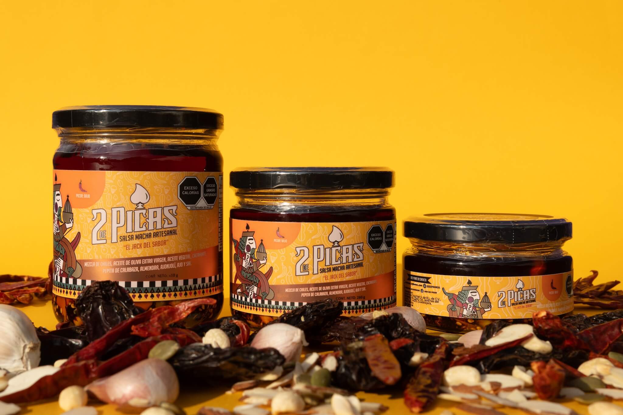 Salsa Macha Picor Bajo 🌶️